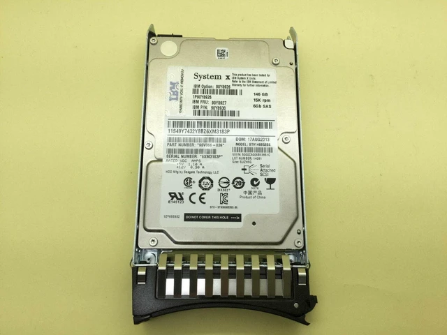 Alt view image 5 of 11 - IBM-IMSourcing 90Y8927 146 GB Hard Drive - 2.5" Internal - SAS (6Gb/s SAS)