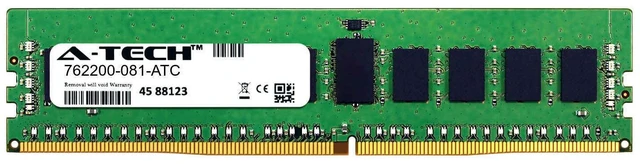 Main image of 8GB DDR4 2133MHz PC4-17000 RDIMM Replacement for HP 762200-081 Server Memory RAM