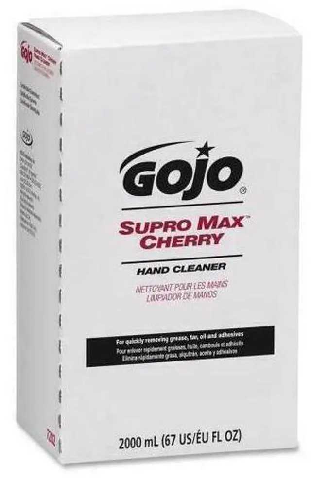 Alt view image 12 of 19 - GOJO® SUPRO MAX™ Cherry Hand Cleaner 2000 mL Refill for GOJO® PRO™ TDX™ Dispenser   1 each