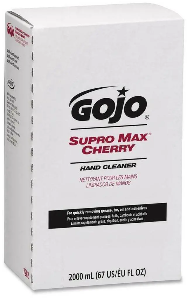 Alt view image 8 of 19 - GOJO® SUPRO MAX™ Cherry Hand Cleaner 2000 mL Refill for GOJO® PRO™ TDX™ Dispenser   1 each