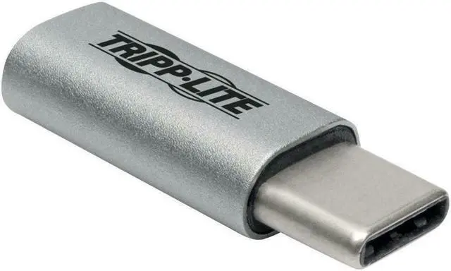 Alt view image 4 of 15 - Tripp Lite USB 2.0 Hi-Speed Adapter, USB-C to USB Micro-B (M/F)