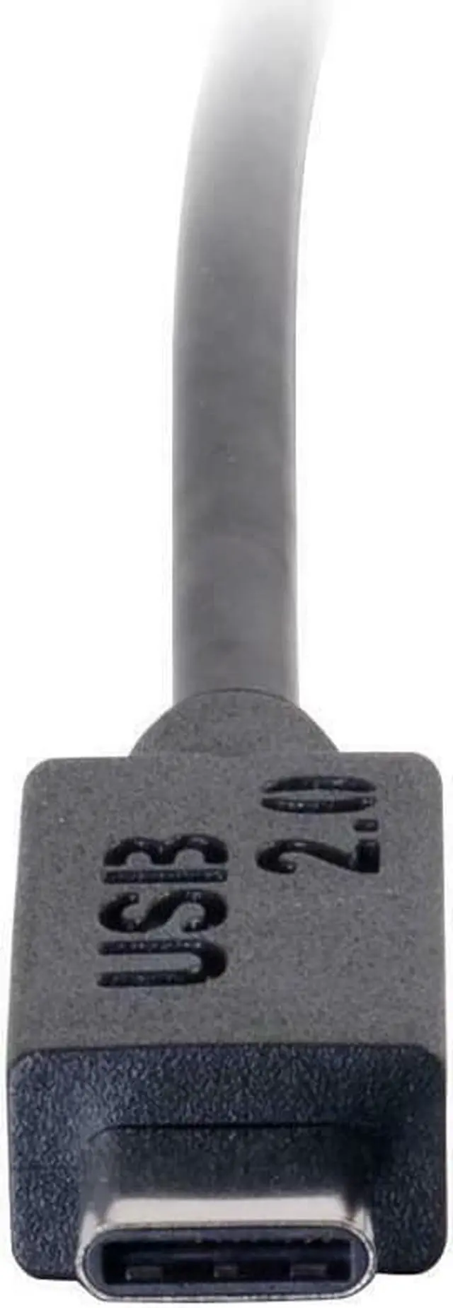 Alt view image 6 of 16 - C2G 28852 USB 2.0 USB-C to USB Micro-B Cable M/M for Phones, Laptops, Tablets, Chromebook Pixel, Samsung Galaxy TabPro S, LG G6, Apple Macbook, Black (10 Feet, 3.04 Meters)