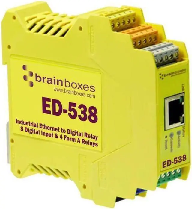 Main image of Brainboxes ED-538 Brainboxes ED-538 Ethernet To Digital IO RelayIO Relay