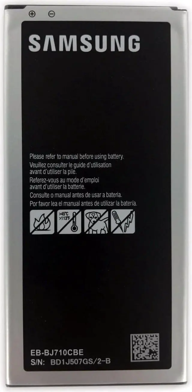 Alt view image 4 of 9 - Samsung J7 ( 2016 ) Replacement Battery SM-J710 J710F EB-BJ710CBE 3300mAh