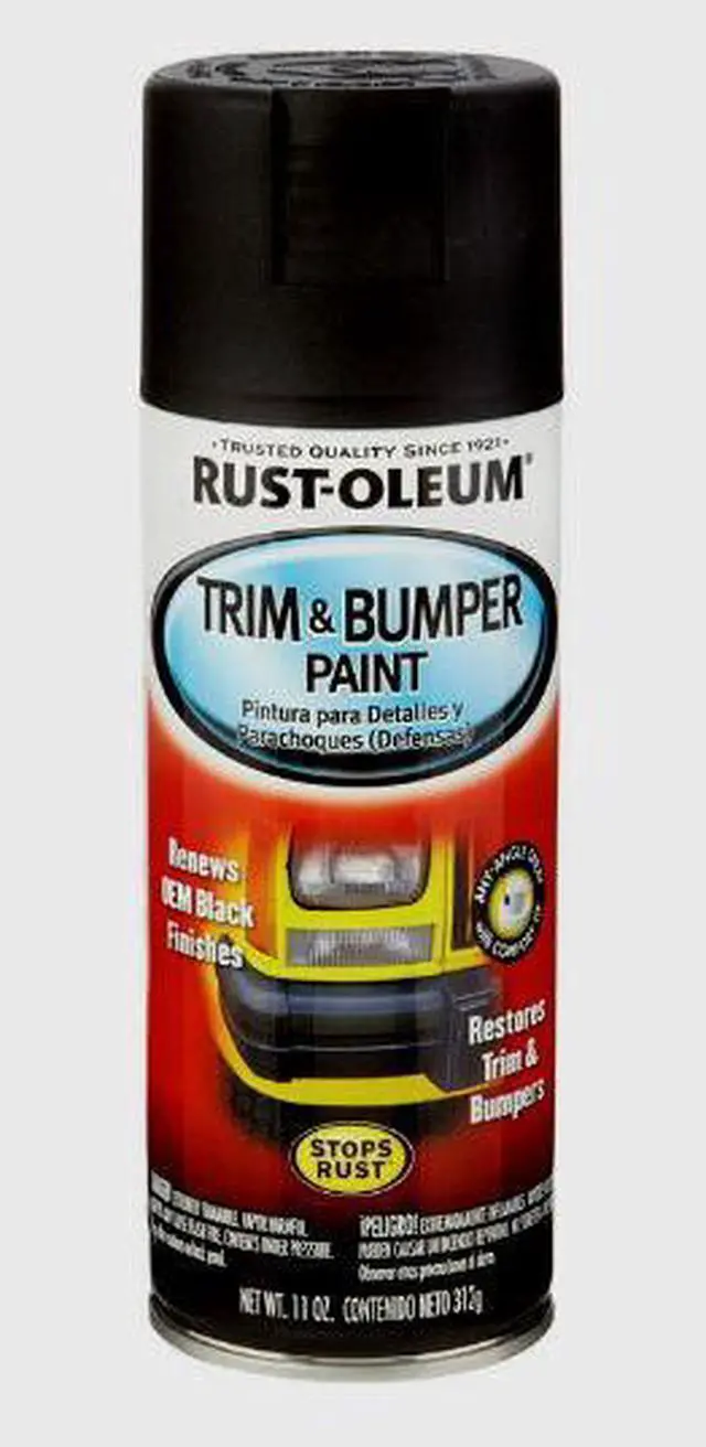 Alt view image 5 of 6 - Rust-Oleum Spray Paint,Black,11 oz. HAWA 251574