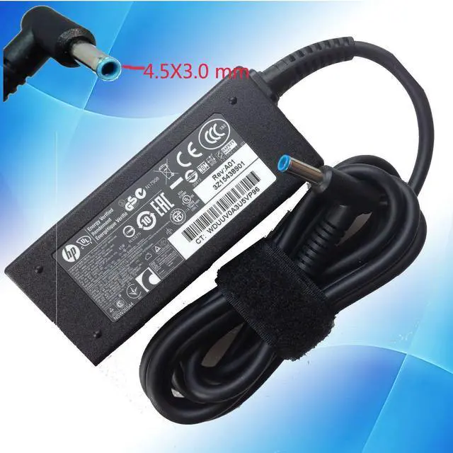 Alt view image 3 of 4 - Genuine FOR HP 19.5V 2.31A AC-Adapter Charger 740015-002 741727-001 HSTNN-CA40