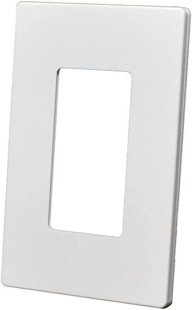 Alt view image 2 of 10 - 50pcs 1 Gang Screwless Snap On Decorator Wall Plate White