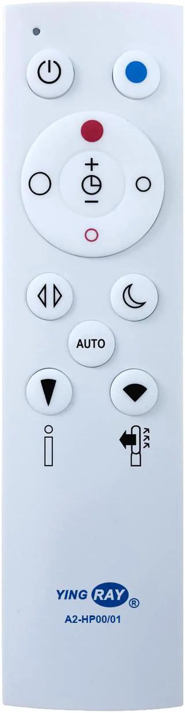 Alt view image 2 of 7 - (A2-HP00/01) Replacement DYSON Remote Control for DYSON Pure Hot+Cool HP00 HP01 ( Air Purifier Heater and Fan )