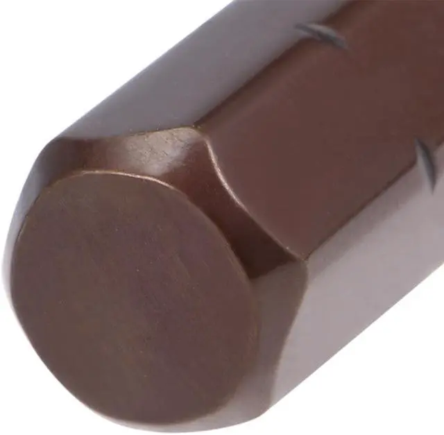 Alt view image 4 of 4 - 12 Pcs 1/4" Hex Shank 25mm Length Magnetic Hex Head H6 Screwdriver Bits S2 Alloy Steel
