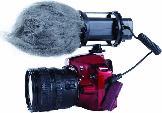 Alt view image 3 of 3 - Movo X/Y Stereo Condenser Video Microphone for Nikon D7100, D7000, D5500, D5300, D5200, D3300, D3200, D810, D800, D750, D610, D500, D90, D5, D4, D4S, D3X, DF DSLR Cameras
