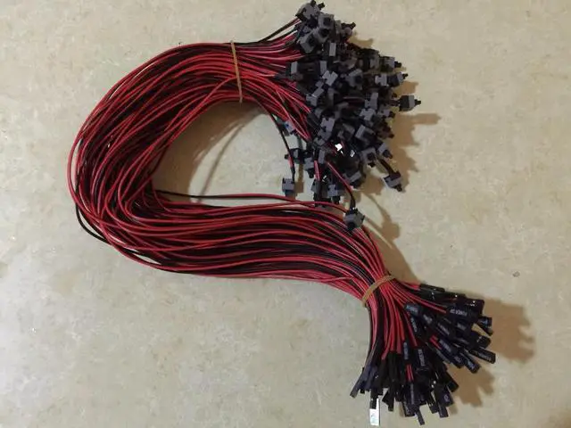 Alt view image 2 of 3 - 20PCS  Power Supply I/O Reset Switch PC Motherboard Cable and Button Switch Replace a broken power switch/cable on a desktop PC