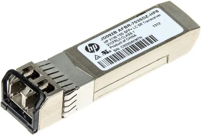 Alt view image 12 of 19 - HPE JD092B X130 10G SFP+ LC SR Transceiver 10 Gbps Gigabit Ethernet