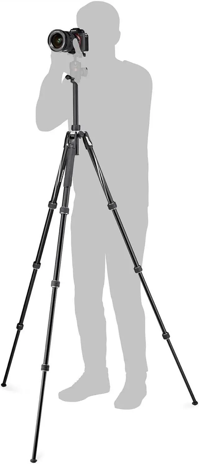 Alt view image 11 of 20 - Manfrotto Befree GT Aluminum Tripod with Twist Lock - Black
