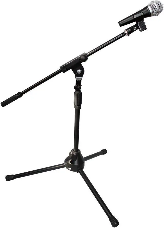 Alt view image 2 of 10 - ProX T-MIC05 Short Tripod Microphone Stand W/Boom