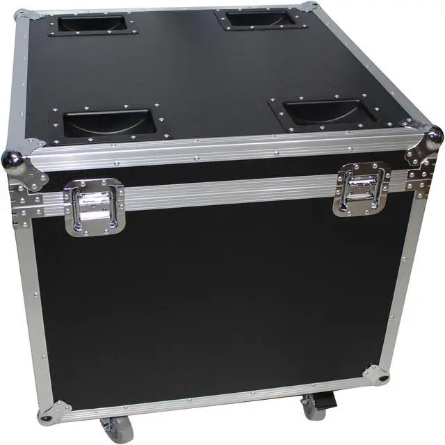 Alt view image 5 of 13 - ProX XS-UTL6 Heavy Duty Utility Trunk Case W-Caster Cups 4 4" Casters 29.5" x 29.5" x 29" - 8.75 Cu.Ft.