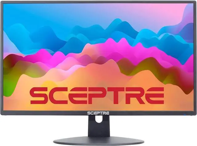Alt view image 2 of 14 - sceptre e249w-19203r 24-inch fhd led gaming monitor 2x hdmi vga 75hz build-in speakers, machine black