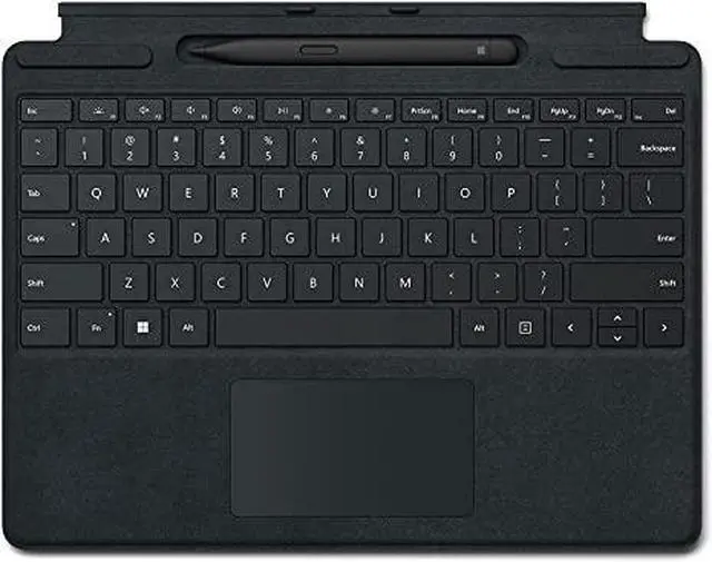 Alt view image 14 of 20 - Microsoft 8X6-00001 Surface Pro Signature Keyboard with Slim Pen 2 - Black