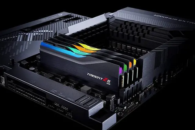 Alt view image 5 of 5 - G.SKILL Trident Z5 RGB Series 32GB 2 x 16GB 288-Pin DDR5 SDRAM DDR5 - BLACK