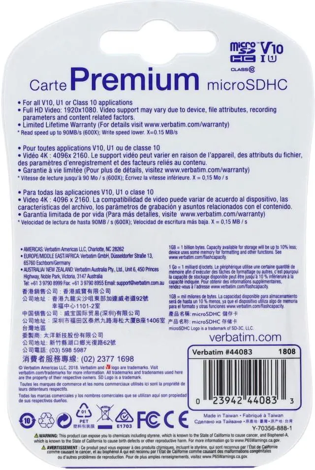 Alt view image 3 of 3 - 32GB microSDHC Memory Card with Adapter