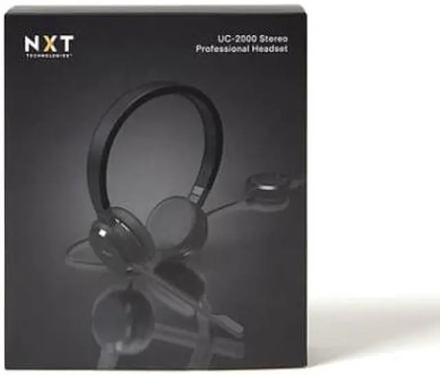 Alt view image 6 of 11 - UC-2000 Noise-Canceling Stereo Binaural Over-the-Head Headset NX55445