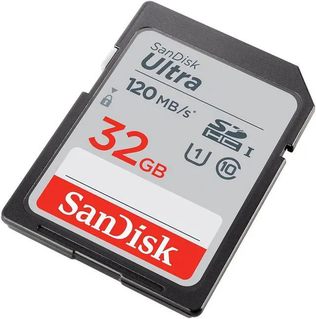 Alt view image 2 of 4 - SanDisk Ultra SD 32GB C10 U1 UHS SDHC Flash Memory Card SDSDUN4-032G-AN6IN