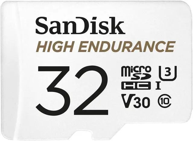 Alt view image 8 of 8 - SanDisk High Endurance 32GB UHS-I microSDHC Memory Card with SD Adapter