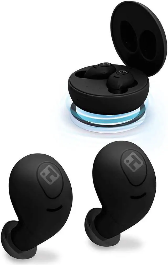 Alt view image 9 of 10 - ihome hmaube213bk ihome bt true wireless earbuds xt12