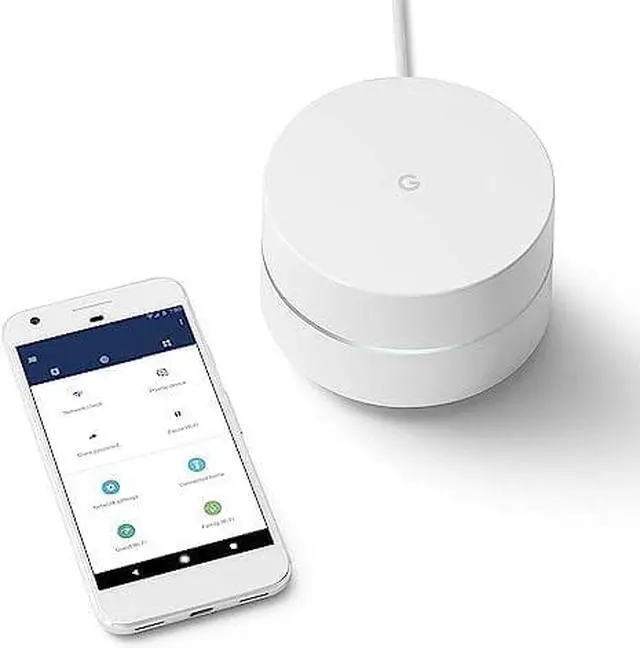 Alt view image 2 of 2 - Google Solution Single WiFi Point Router Replacement Whole Home AC-1304 - White