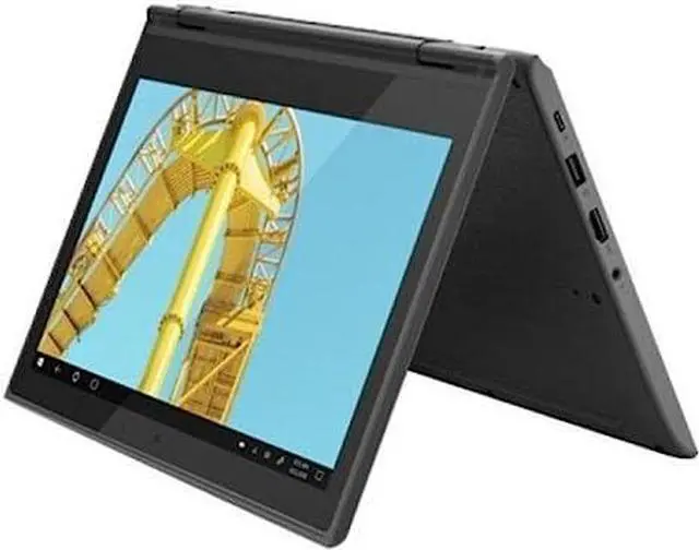 Alt view image 12 of 15 - Lenovo 300e Windows 2nd Gen 81M90061US 11.6" Touchscreen 2 in 1 Notebook - 1366 x 768 - Celeron N4120 - 4 GB RAM - 64 GB Flash Memory - Black - Windows 10 Pro Education 64-bit - Intel UHD Graphic