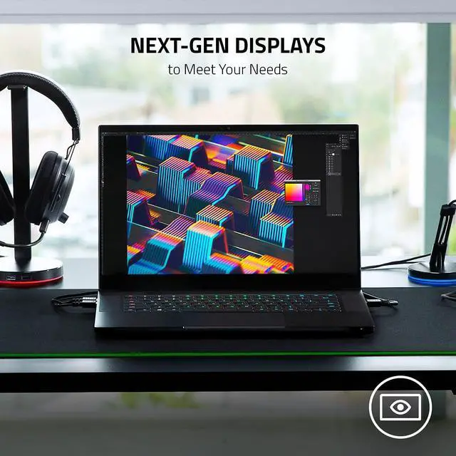 Alt view image 12 of 15 - Razer - Blade 15 Advanced - 15.6" Gaming Laptop - 4K OLED - Intel Core i9 - NVIDIA GeForce RTX 3080 - 32GB RAM - 1TB SSD - Black