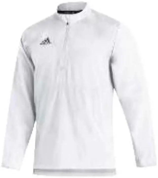 Refurbished: GM1849 Adidas Sideline 21 Long Sleeve 1/4 Zip White