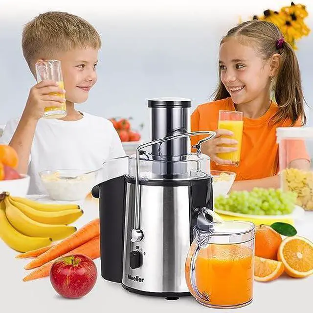 Alt view image 3 of 4 - Mueller Juicer Ultra Power Centrifugal Juicing Machine MU-100 - Silver