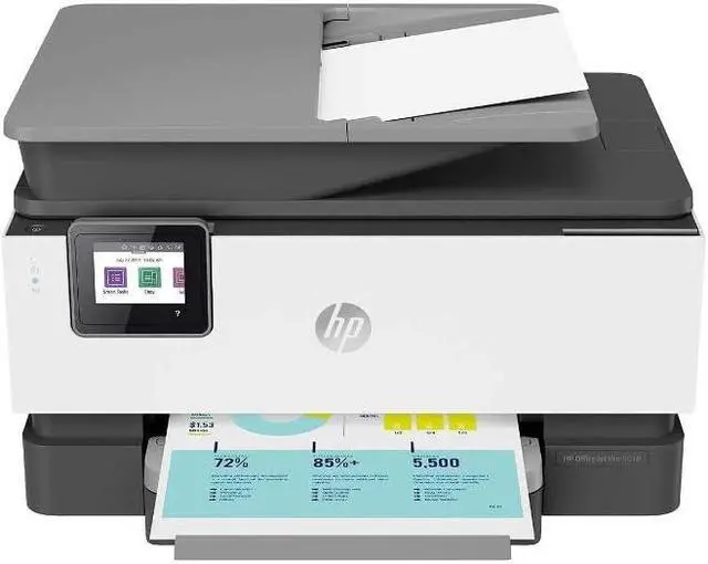 Main image of HP OfficeJet Pro 9018 All-in-One Printer 3UK84A White/Gray