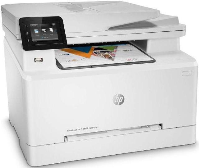 Alt view image 2 of 5 - HP Laserjet Pro M281cdw All in One Wireless Color Printer White T6B83A