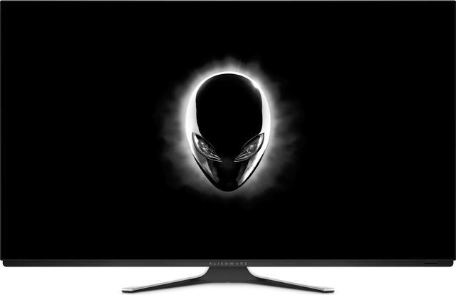 Alt view image 2 of 5 - DELL Alienware 55" UHD 4K OLED Gaming Monitor True Life Colors AW5520QF - Black