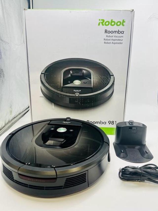 iRobot Roomba 981 Robot Vacuum-Wi-Fi Connected Mapping, Works with Alexa,  Ideal for Pet Hair, Carpets, Hard Floors, Power Boost Technology