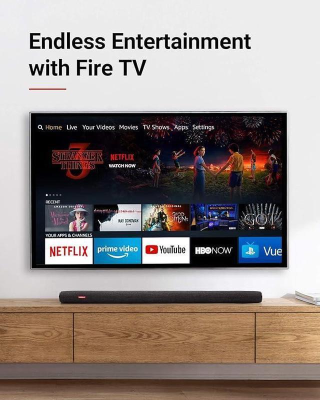 Alt view image 2 of 4 - Nebula Soundbar Fire TV Edition 4K HDR Support 2.1 Channel D3000 - Black