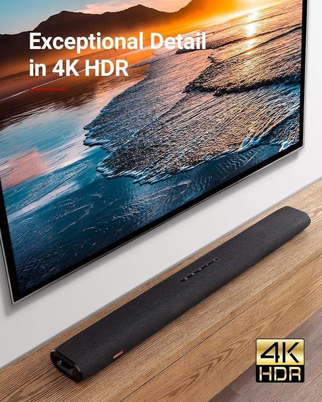 Alt view image 3 of 4 - Nebula Soundbar Fire TV Edition 4K HDR Support 2.1 Channel D3000 - Black