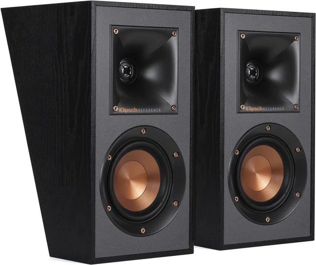 Refurbished: Klipsch R41SA 50-Watt Module Speaker - Set of 2 - Black ...