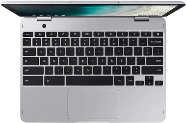 Alt view image 4 of 5 - Samsung Chromebook Plus V2 2in1 12.2"FHD Touchscreen 3965Y 4 64 eMMC Light Titan