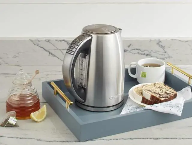Alt view image 6 of 6 - Cuisinart CPK-17 PerfecTemp 1.7-Liter Stainless Steel Cordless Electric Kettle
