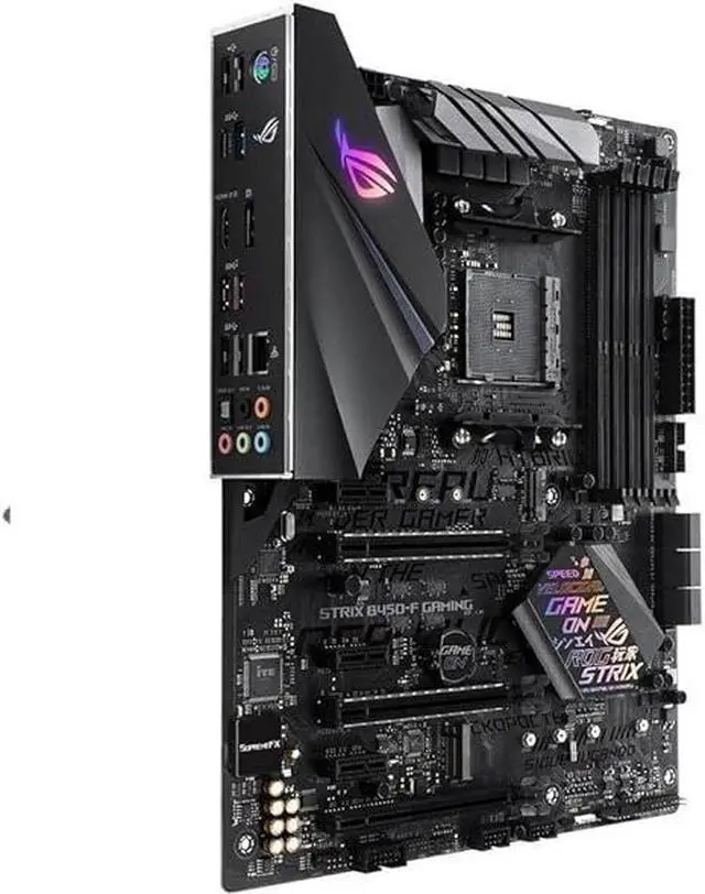 Alt view image 13 of 14 - ASUS ROG STRIX B450-F GAMING AM4 AMD B450 SATA 6Gb/s USB 3.1 HDMI ATX AMD Motherboard