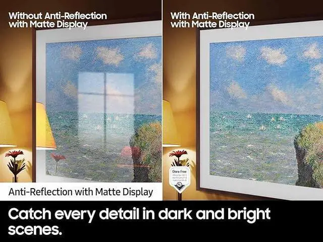 Alt view image 2 of 5 - SAMSUNG 65" QLED 4K LS03D The Frame, Smart TV, TV ONLY - QN65LS03DAFXZA - Black