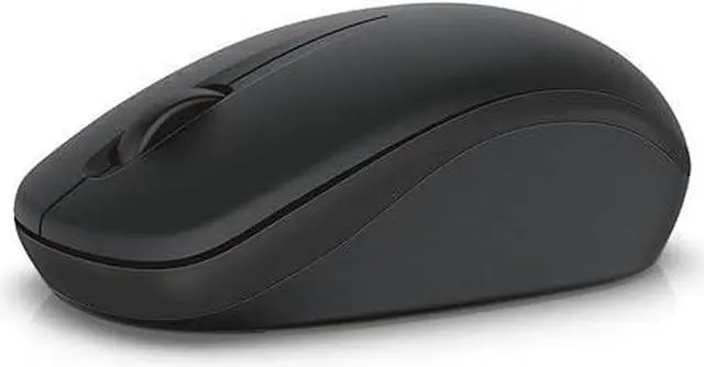 Alt view image 3 of 3 - Dell Wireless Computer Mouse Long Life Battery Comfortable Design WM126 - Black