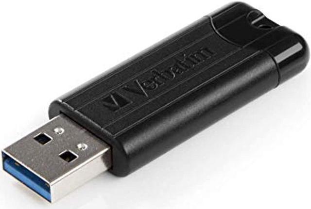 Verbatim 49318 64gb Pinstripe USB 3.0 Flash Drive Black