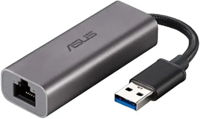 Alt view image 8 of 20 - Asus USB-C2500 2.5Gigabit Ethernet Adapter - USB 3.2 (Gen 1) Type A - 1 Port(s) - 1 - Twisted Pair