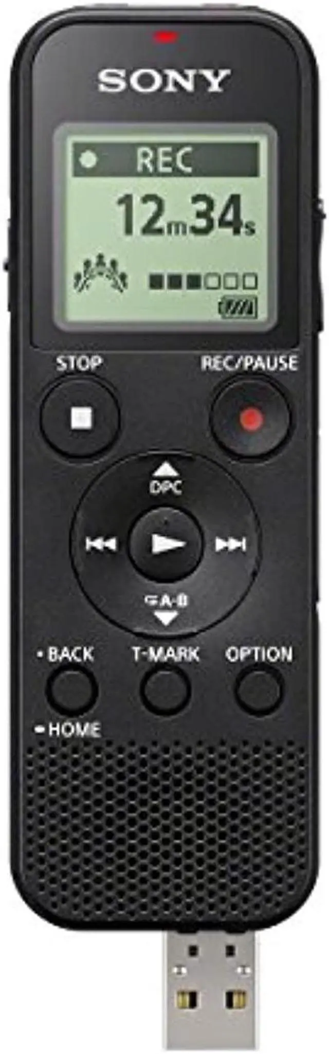 Alt view image 4 of 4 - sony icdpx370 mono digital voice recorder with builtin usb voice recorder