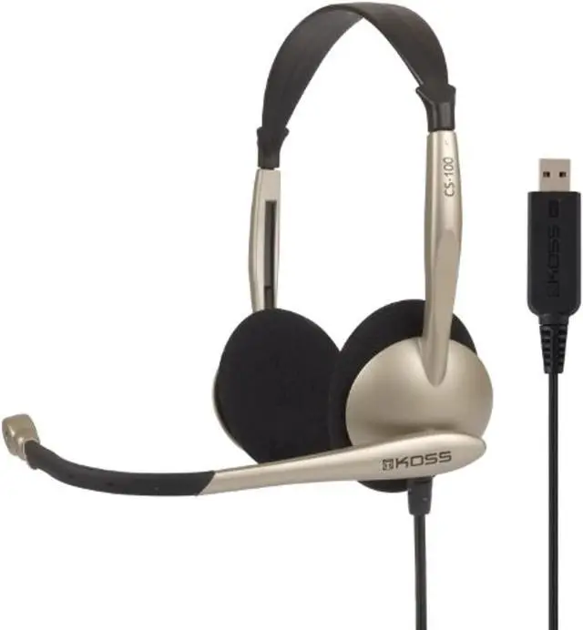 Alt view image 3 of 4 - Koss Communications USB Headset with Microphone (CS100-USB)