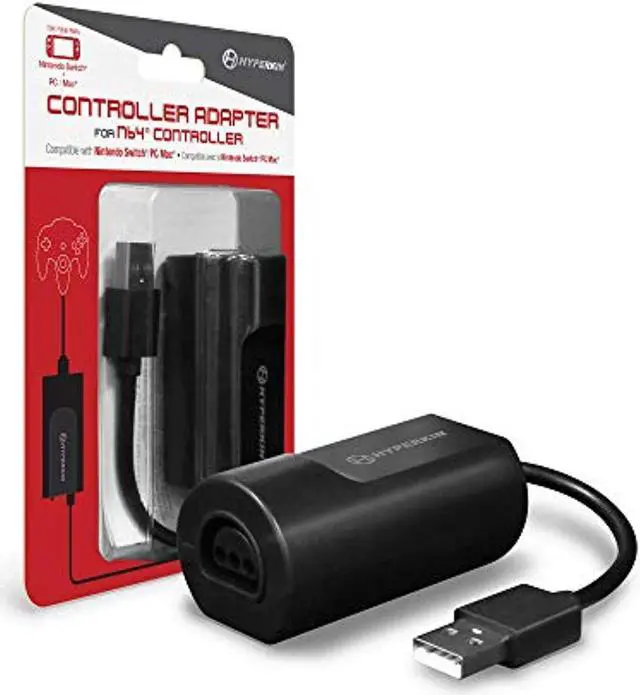 Alt view image 4 of 4 - Hyperkin Controller Adapter for N64 Controller Compatible with Nintendo Switch/ PC/ Mac - Nintendo Switch