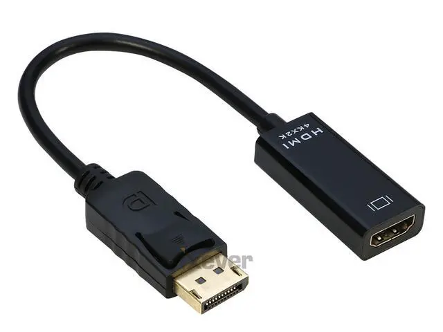 Alt view image 7 of 7 - 4K Displayport to HDMI Adapter Cable (3Pack),iXever DP Display Port to HDMI Male to Female Converter Adapter Gold-Plated Cord Compatible for Lenovo Dell HP
